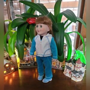 Maplelea Jenna Doll with Meet Outfit, Includes Maplelea Sports Energy Pack